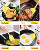 Picture of Pack of 2 Silicone Solid Turner, Non Stick Slotted Kitchen Spatulas, High Heat Resistant BPA Free Cooking Utensils, Ideal Cookware for Fish, Eggs, Pancakes(Yellow)
