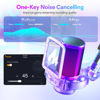Picture of MAONO USB Gaming Microphone with Noise Cancellation, RGB Condenser Microphone for Streaming, Podcasts, Twitch, YouTube, Discord, PC, Computer, Mac, PS4, PS5, DGM20S Purple