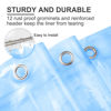 Picture of AmazerBath Extra Long Shower Curtain Liner, Clear Blue Shower Curtain Liner 84 Inches Long, 72x84 Plastic Shower Curtain Liner, Cute Tall Shower Liner, PEVA Bathroom Shower Curtain Liners & 3 Magnets