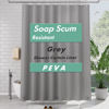 Picture of AmazerBath Extra Long Shower Curtain Liner, Grey Shower Curtain Liner 84 Inches Long, 72x84 Plastic Shower Curtain Liner, Cute Tall Shower Liner, PEVA Bathroom Shower Curtain Liners with 3 Magnets