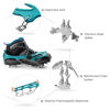 Picture of Crampons Ice Cleats Traction Snow Grips for Boots Shoes Women Men Anti Slip 19 Stainless Steel Spikes Safe Protect for Hiking Fishing Walking Climbing Mountaineering