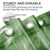 Picture of AmazerBath 72x78 Long Shower Curtain Liner, Clear Green Plastic Shower Curtain Liner, Waterproof PEVA Shower Liner, Cute Lightweight Shower Curtains for Bathroom with 3 Magnets & Rustproof Grommets