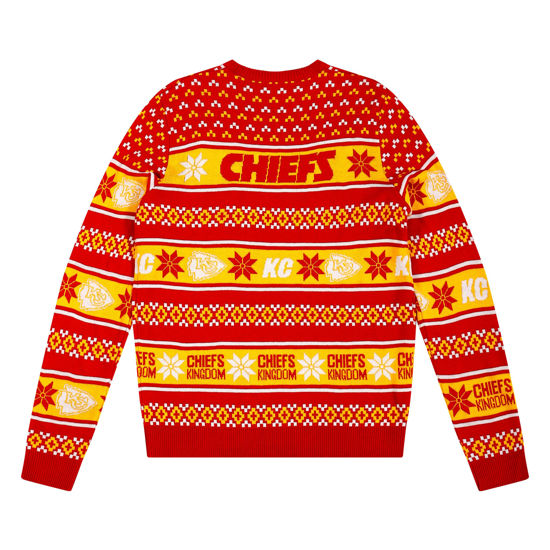 Picture of FOCO Standard NFL Big Logo Ugly Sweater, Team Color