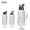 Picture of BJPKPK Insulated Water Bottles with Straw Lid, 27oz Stainless Steel Water Bottle with 3 Lids, Leak Proof BPA Free Metal Thermos Mug, Sports Water Bottle Keep Cold & Hot- White Birch
