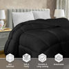 Picture of Utopia Bedding Comforter Duvet Insert, Quilted Comforter with Corner Tabs, Box Stitched Down Alternative Comforter Twin (Black)