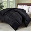 Picture of Utopia Bedding Comforter Duvet Insert, Quilted Comforter with Corner Tabs, Box Stitched Down Alternative Comforter Twin (Black)