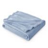 Picture of Bedsure Fleece Throw Blanket for Couch Light Blue - Lightweight Plush Fuzzy Cozy Soft Blankets and Throws for Sofa, 50x60 inches