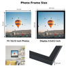 Picture of JCJMY 10x10 Picture Frame Black for Wall Hanging, Wall Mounting Horizontally or Vertically, 10 x 10 Square Wall Gallery Poster Photo Frame with Durable Shatter Resistant Plexiglass, Black