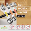 Picture of Spring Chef Stainless Steel Magnetic Measuring Spoons Set of 8 with Leveler, Nesting Teaspoon & Tablespoon Measuring Spoons, Kitchen Gadgets for Baking & Cooking, Fits in Spice Jars - Mountain Sunrise