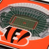 Picture of YouTheFan NFL Cincinnati Bengals 3D StadiumView Coasters - Paul Brown Stadium