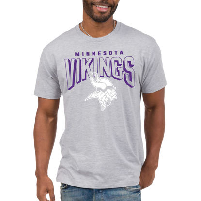 Picture of Junk Food Clothing x NFL - Minnesota Vikings - Bold Logo - Unisex Adult Short Sleeve Fan T-Shirt for Men and Women - Size Small
