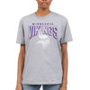 Picture of Junk Food Clothing x NFL - Minnesota Vikings - Bold Logo - Unisex Adult Short Sleeve Fan T-Shirt for Men and Women - Size Small