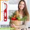 Picture of Spring Chef Premium Swivel Vegetable Peeler, Soft Grip Handle and Ultra Sharp Stainless Steel Blades - Perfect Kitchen Peeler For Veggie, Fruit, Potato, Carrot, Apple - Red
