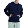 Picture of Champion, Powerblend, Fleece Comfortable Hoodie, Sweatshirt for Men (Reg. or Big, Navy C Logo, 3X-Large tall