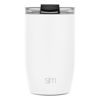 Picture of Simple Modern Travel Coffee Mug Tumbler with Flip Lid | Reusable Insulated Stainless Steel Cold Brew Iced Coffee Cup Thermos | Gifts for Women Men Him Her | Voyager Collection | 12oz | Winter White