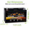 Picture of Weize YT7B-BS Battery High Performance - Maintenance Free - Sealed AGM Motorcycle Battery YT7B BS For Yamaha ATV