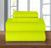 Picture of Elegant Comfort Luxury 1500 Premium Hotel Quality Microfiber 4-Piece Sheet Set - Wrinkle Resistant, All Around Elastic Fitted Sheet, Deep Pocket up to 16", King, Lime
