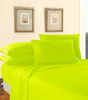 Picture of Elegant Comfort Luxury 1500 Premium Hotel Quality Microfiber 4-Piece Sheet Set - Wrinkle Resistant, All Around Elastic Fitted Sheet, Deep Pocket up to 16", King, Lime