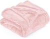 Picture of Utopia Bedding Fleece Blanket Queen Size Pink 300GSM Luxury Fuzzy Soft Anti-Static Microfiber Bed Blanket (90x90 Inches)