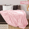 Picture of Utopia Bedding Fleece Blanket Queen Size Pink 300GSM Luxury Fuzzy Soft Anti-Static Microfiber Bed Blanket (90x90 Inches)