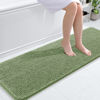 Picture of OLANLY Bathroom Rugs 59x20, Extra Soft Absorbent Chenille Bath Rugs, Rubber Backing Quick Dry, Machine Washable Bath Mats for Bathroom Floor, Tub and Shower, Home Decor Accessories, Sage Green
