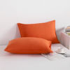Picture of NTBAY King Pillowcase Set - 2 Pack Brushed Microfiber 20x40 Pillowcases - Soft, Wrinkle-Free, Fade-Resistant, Stain-Resistant, Brunt Orange Pillowcases with Envelope Closure - 20x40 Inches