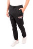 Picture of Ultra Game NFL Men's Active Super Soft Fleece Game Day Jogger Sweatpants, New England Patriots, Black, Large