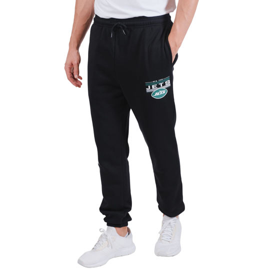 Picture of Ultra Game Men's Standard Active Super Soft Game Day Jogger Sweatpants, Black