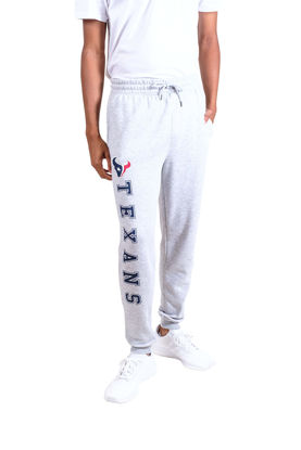 Picture of Ultra Game NFL Men's Super Soft Game Day Jogger Sweatpants, Houston Texans, Heather Gray, Small