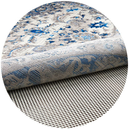 Picture of Veken 6 Ft Round Rug Pad Gripper for Hardwood Floors, Non-Slip Rug Pads for Area Rugs, Thick Rug Grippers for Tile Floors, Under Carpet Anti Skid Mat, Keep Your Rugs Safe and in Place