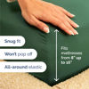 Picture of Queen 6 Piece Sheet Set - Breathable & Cooling Sheets - Hotel Luxury Bed Sheets - 1 Flat Sheet, 1 Fitted Sheet & 4 Pillowcases - Deep Pocket - Easy Fit, Soft & Wrinkle Free - Queen Emerald Sheets