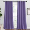 Picture of NICETOWN Lilac Purple Blackout Curtains 108" Long for Office, 55" Wide, 2 Pieces, Dining Room, Guest Room, Sound Reducing Heat and Cold Block Curtain Panels for Modern Room Decorative