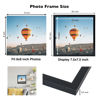 Picture of JCJMY 8x8 Picture Frame Black for Wall Hanging or Tabletop, Wall Mounting Horizontally or Vertically, 8 x 8 Square Wall Gallery Poster Photo Frame with Shatter Resistant Plexiglass, Black