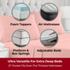 Picture of Mellanni Extra Deep Queen Sheets - 4 PC Iconic Collection Bedding Sheets & Pillowcases - Hotel Luxury, Ultra Soft, Cooling Bed Sheets - for Women, Men, Kids & Teens (Queen, Coral)