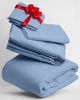 Picture of Mellanni Queen Sheets Set - 4 PC Iconic Collection Bedding Sheets & Pillowcases - Hotel Luxury, Extra Soft, Cooling Bed Sheets - for Women, Men, Kids & Teens (Queen, Sky Blue)