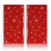 Picture of TOURSUIT Car Registration and Insurance Card Holder, Vehicle License Document Glove Box Compartment Organizer, Interior Car Accessories for Women Men Teens (Glitter Red)