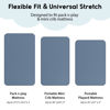Picture of Yoofoss Pack and Play Sheets Fitted, Mini Crib Sheets 2-Pack for Pack N Play Mattress, Stretchy Playard Sheet, Soft and Breathable Blue Rocket