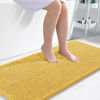 Picture of OLANLY Bathroom Rugs 47x24, Extra Soft Absorbent Chenille Bath Rugs, Rubber Backing Quick Dry, Machine Washable Bath Mats for Bathroom Floor, Tub and Shower, Home Decor Accessories, Yellow