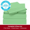 Picture of Mellanni Twin XL Sheets Set - 3 PC Iconic Collection Bedding Sheets & Pillowcases - Hotel Luxury, Extra Soft, Cooling Bed Sheets - for Women, Men, Kids & Teens (Twin Extra Long, Pistachio)