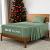 Picture of Mellanni Extra Deep Twin XL Sheets - 3 PC Iconic Collection Bedding Sheets & Pillowcases - Hotel Luxury, Ultra Soft, Cooling Bed Sheets - for Women, Men, Kids & Teens (Twin Extra Long, Sage)