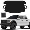 Picture of EcoNour Truck Windshield Cover for Ice and Snow | Durable Oxford Fabric | Frost Cover Suits for Suvs, Trucks, Station Wagons & Minivans | Essential Car Winter Accessories | X-Large (74" x 43")
