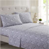 Picture of Mellanni Twin XL Sheets Set - 3 PC Iconic Collection Bedding Sheets & Pillowcases - Hotel Luxury, Extra Soft, Cooling Bed Sheets - for Women, Men, Kids & Teens (Twin Extra Long, Paisley Gray)
