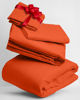 Picture of Mellanni Twin XL Sheets Set - 3 PC Iconic Collection Bedding Sheets & Pillowcases - Hotel Luxury, Extra Soft, Cooling Bed Sheets - for Women, Men, Kids & Teens (Twin Extra Long, Poppy Orange)