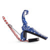 Picture of Kyser Musical Products Quick-Change Guitar Capo, KG6STARA, Stars & Stripes - For 6-String Acoustic Guitars, Made in USA, Quality, Strong, Lightweight, Quick & Easy, Innovative, Perfect Fit