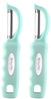 Picture of Spring Chef Premium Swivel Vegetable Peeler, Soft Grip Handle and Ultra Sharp Stainless Steel Blades - Perfect Kitchen Peeler For Veggie, Fruit, Potato, Carrot, Apple - Mint - Set of 2