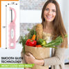 Picture of Spring Chef Premium Swivel Vegetable Peeler, Soft Grip Handle and Ultra Sharp Stainless Steel Blades - Perfect Kitchen Peeler For Veggie, Fruit, Potato, Carrot, Apple - Pink Lemonade