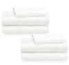 Picture of California Design Den 2-Pack Cotton Twin Sheet Sets - 400 Thread Count 100% Cotton Sateen - Extra Soft, Breathable & Cooling Sheets, Wrinkle Resistant, 2 Sets of Deep Pocket Bed Sheets - Ivory
