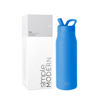 Picture of Simple Modern Water Bottle with Straw lid | Insulated Stainless Steel Thermos | Reusable Travel Water Bottles for Gym & Sports | Leak Proof & BPA Free | Mesa Collection | 34oz, Supersonic Blue