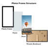 Picture of JCJMY 4x8 Picture Frame Black for Wall Hanging or Tabletop, Wall Mounting Horizontally or Vertically, 4 x 8 Wall Gallery Poster Photo Frame with Shatter Resistant Plexiglass, Black
