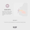 Picture of BIBS Colour Pacifier 2-Pack, BPA Free Binky Pacifier, Round Nipple. Natural Rubber Latex, Made in Denmark, Size 1 (0-6 Months), Taupe/Scuba